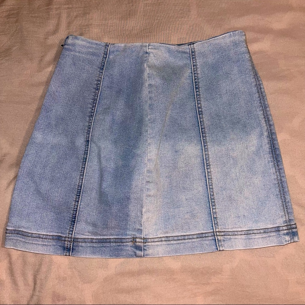 jean skirt